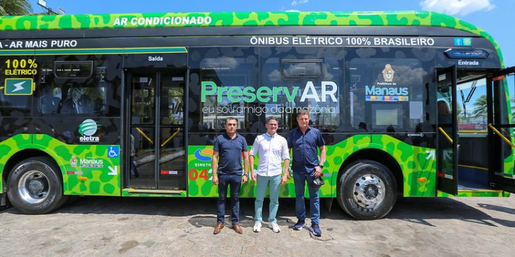 O veículo, carinhosamente batizado como ‘PreservAR’, irá funcionar na linha 125. Foto: Thiago Fernando / Semcom