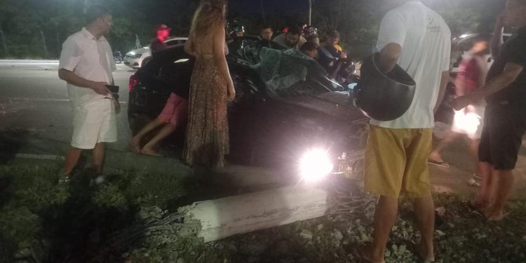 A vítima estaria trafegando em alta velocidade. Foto: Reprodução