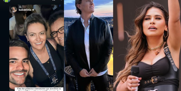 O empresário não poupou elogios ao falar da proprietária da M1 Eventos. Foto: Reprodução