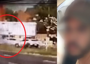 Erick Ruano Souza da Silva, de 35 anos, foi levado para a delegacia. Foto: Reprodução