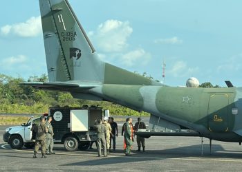 A chegada aconteceu nesta tarde de domingo (17). Foto: Reprodução