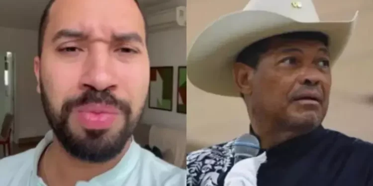 Indignado, como o ex-BBB gosta de falar, ele soltou os cachorros contra o apóstolo. Foto: Reprodução