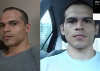 Marcelo Gustavo é o homem que aborda as vítimas com uma faca. Foto: Reprodução