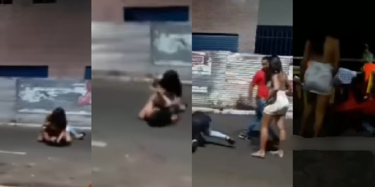 A briga aconteceu em um bar e elas estavam exaltadas. Foto: Reprodução