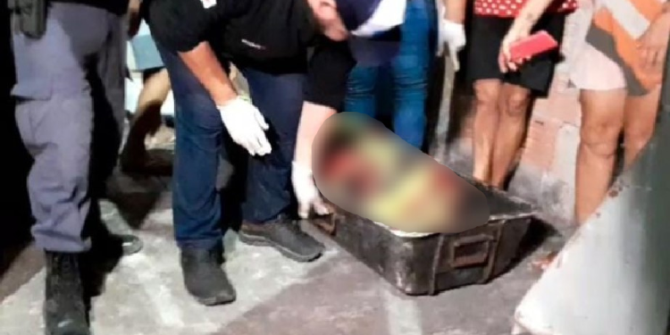 O homem foi atingido várias vezes na cabeça. Foto: Reprodução