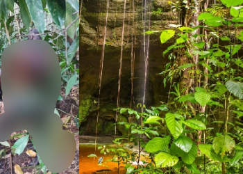 O corpo foi removido pelo IML e a vítima ainda não identificada. Foto: Reprodução