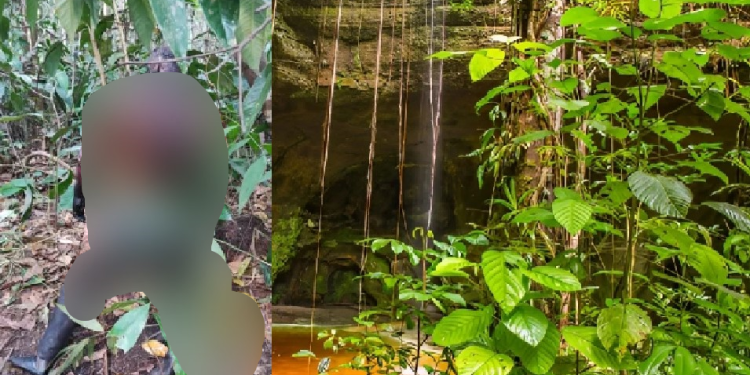 O corpo foi removido pelo IML e a vítima ainda não identificada. Foto: Reprodução