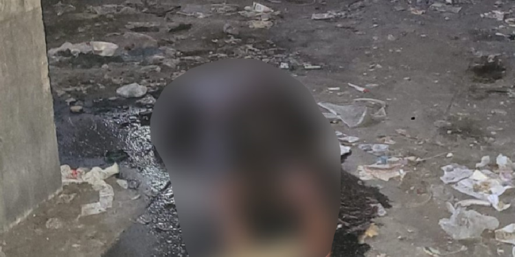 O corpo foi encontrado numa casa abandonada. Foto: Reprodução