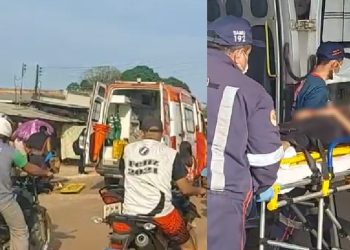 A garota já seria acostumada a usar a moto da família, mesmo tendo apenas 11 anos. Foto: Reprodução
