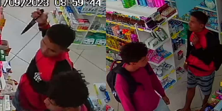 Os criminosos não foram identificados e são procurados. Foto: Divulgação