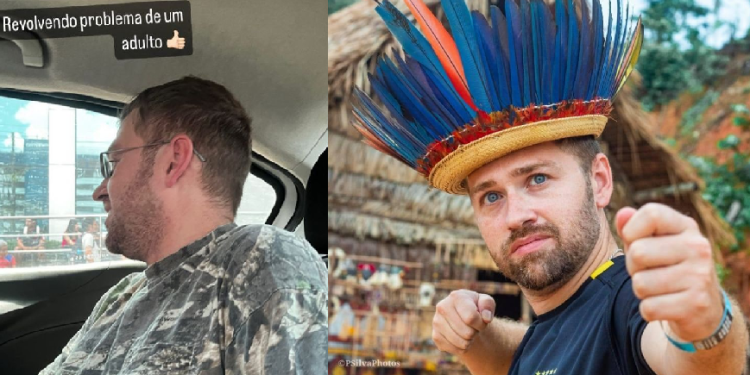 O norte-americano ficou dias sem falar com os familiares nos Estados Unidos. Foto: Reprodução