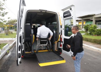 Veículo da Sejusc sairá da Vila Olímpica de Manaus até a Arena da Amazônia. Foto: Lincoln Ferreira/Sejusc
