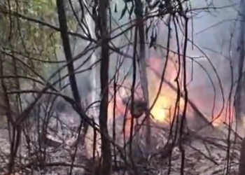 O acidente ocorreu logo cedo, neste domingo (29). Foto: Reprodução