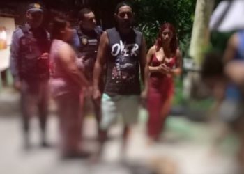 Os dois feridos foram levados para unidade hospitalar. Foto: Divulgação