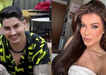 Os dois peões aproveitaram bem a festa. Foto: Reprodução