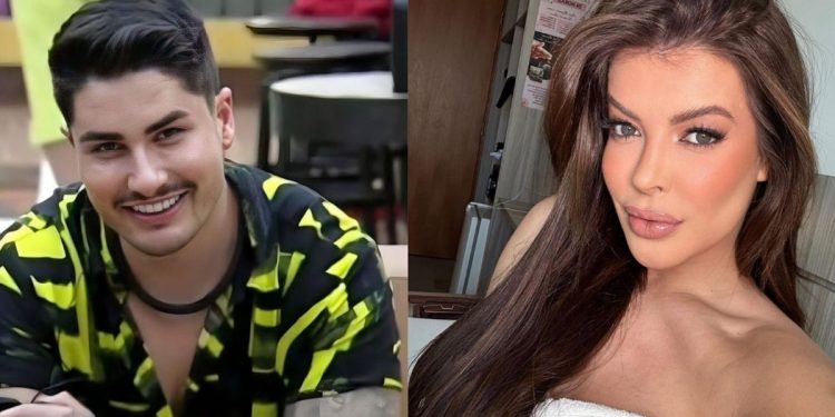 Os dois peões aproveitaram bem a festa. Foto: Reprodução