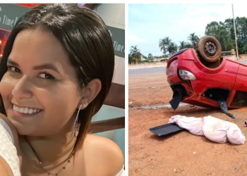 Larissa Araújo teve a casa invadida pelo criminoso. Foto: Reprodução