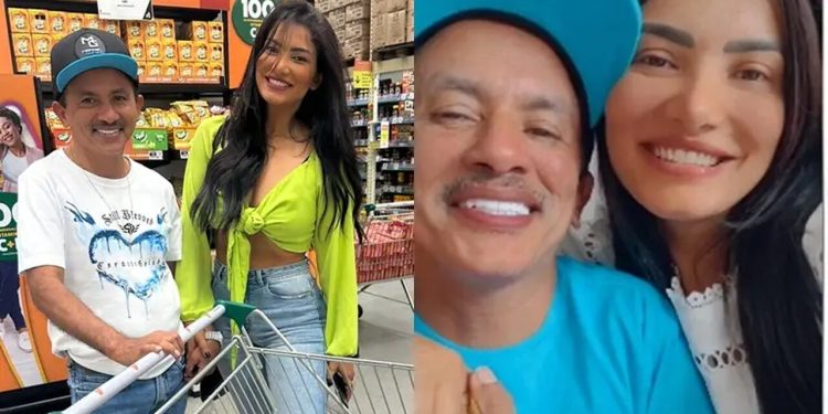 O cantor dono do hit 'Caneta Azul' jura que eles só estavam se conhecendo. Foto: Reprodução