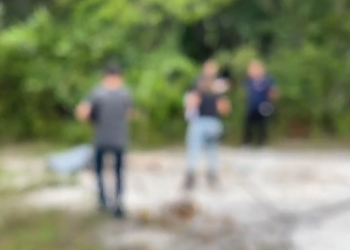 O corpo já apresentava um forte odor. Foto: Reprodução