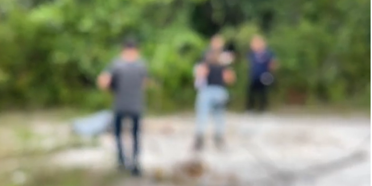 O corpo já apresentava um forte odor. Foto: Reprodução