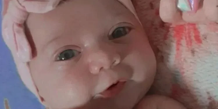 A bebê já deu entrada no hospital sem os sinais vitais, afirma a polícia. Foto: Reprodução