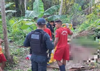 O suspeito do crime foi apontado, mas fugiu e a polícia o procura. Foto: Reprodução
