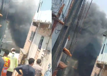 O incêndio ocorreu na tarde desta sexta-feira (10). Foto: Reprodução