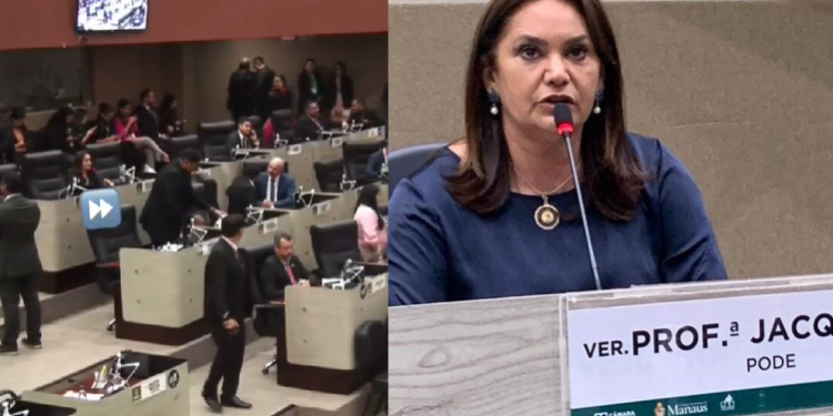 A maneira como a vereadora falou com o funcionário da CMM não agradou. Foto: Reprodução