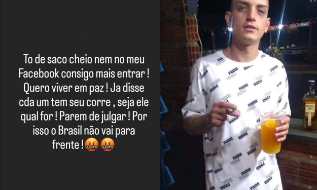 Juninho cada vez se enrola ao tentar explicar a situação. Foto: Reprodução