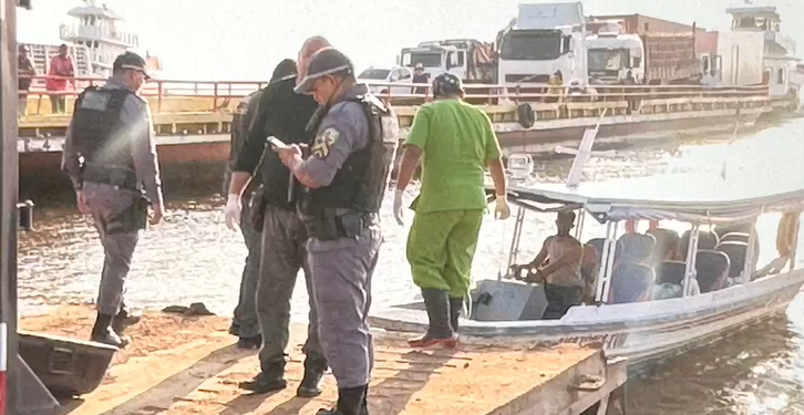 O homem foi baleado em Manaquiri. Foto: Reprodução