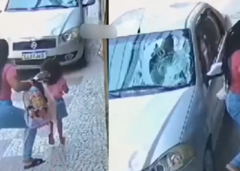 A polícia informou que o condutor passou mal. Foto: Reprodução