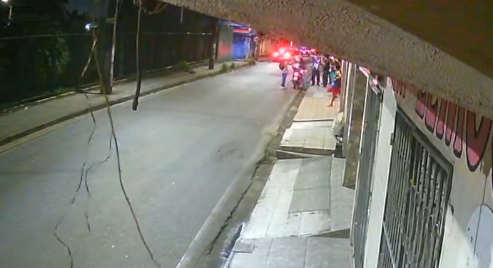 Um dos crimes foi filmado por câmera de segurança. Foto: Reprodução