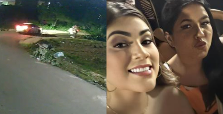 O carro invadiu a contramão bruscamente. Foto? Reprodução