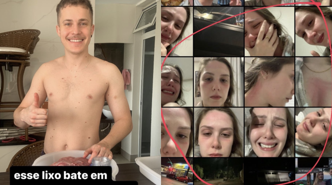 O ladrão postou print de conversas e ainda fotos. Foto: Reprodução