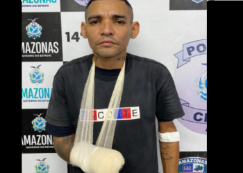 O homem foi levado ao hospital e depois ao 14º DIP. Foto: Reprodução