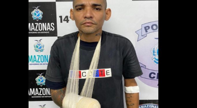 O homem foi levado ao hospital e depois ao 14º DIP. Foto: Reprodução