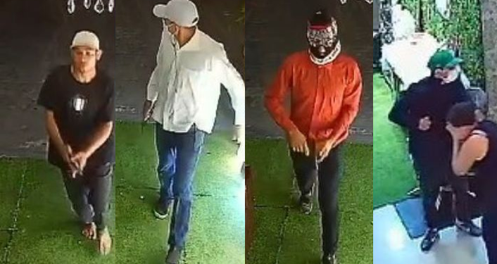 Três dos sete homens foram presos nesta terça-feira (19). Foto: Reprodução