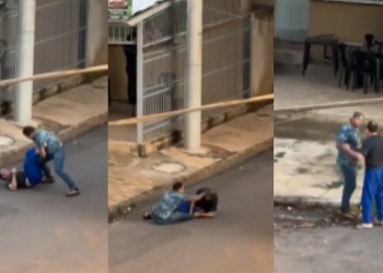 A briga aconteceu no Parque Amazônia, em Goiânia. Foto: Reprodução