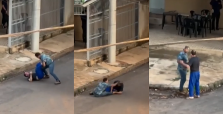 A briga aconteceu no Parque Amazônia, em Goiânia. Foto: Reprodução