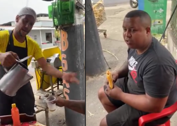 O cliente ainda debochou dizendo que era 'rodízio'. Foto: Reprodução