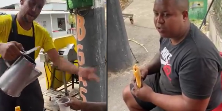 O cliente ainda debochou dizendo que era 'rodízio'. Foto: Reprodução