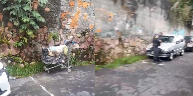 Moradores encontraram o corpo nesta manhã. Foto: Reprodução