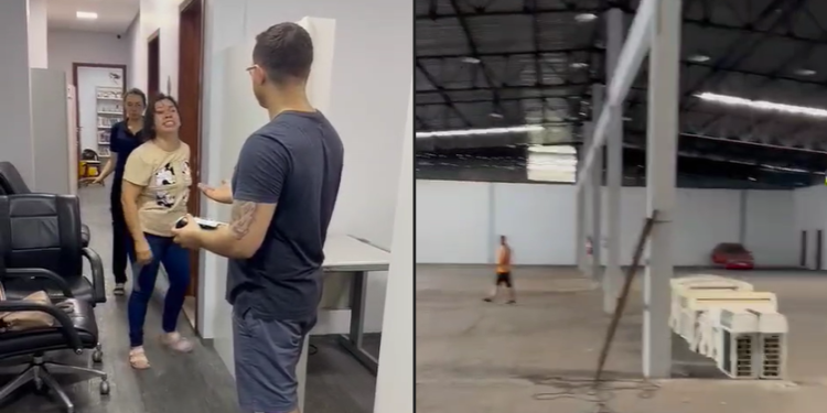 Os clientes estavam revoltados com a situação. Foto: Reprodução