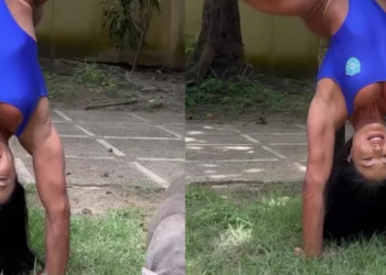 A musa fitnesse surpreendeu como sempre. Foto: Reprodução/Internet