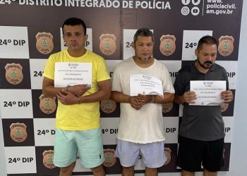 Na ocasião, mais outros dois homens acabaram presos por outros crimes. Foto: Reprodução