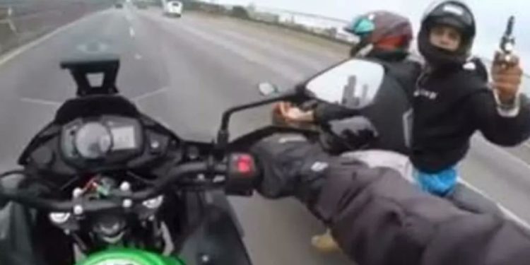 Um dos criminosos foi preso, mas solto em audiência de custódia. Foto: Reprodução