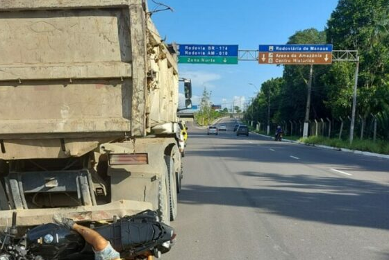 O acidente aconteceu nesta tarde. Foto: Reprodução