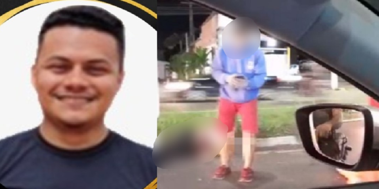 O acidente aconteceu no bairro Flores. Foto: Reprodução