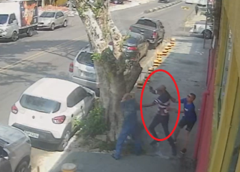 As câmeras ajudaram a identificar o rapaz, que assume o crime. Foto: Reprodução