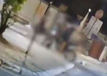 O homem percorreu várias ruas, segundo a polícia. Foto: Reprodução